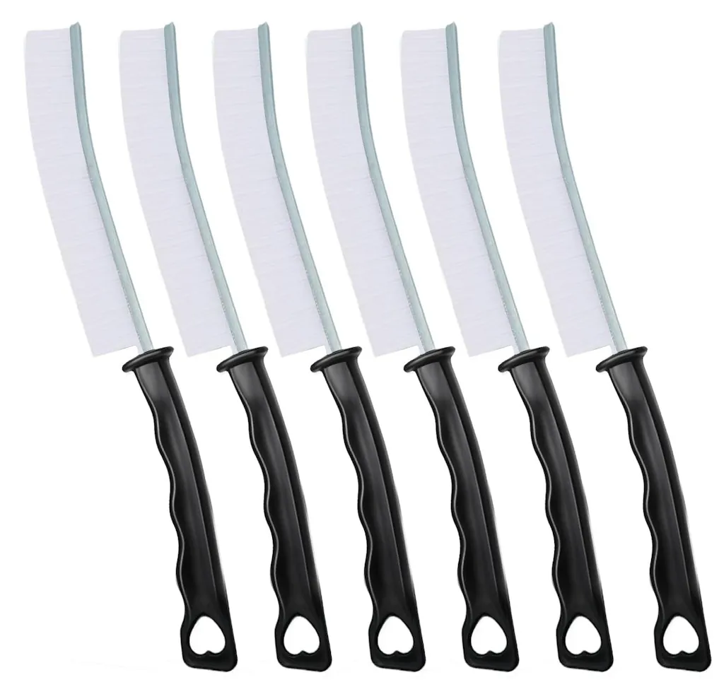 Hard Bristle Crevice Cleaning Brush 6-Pack