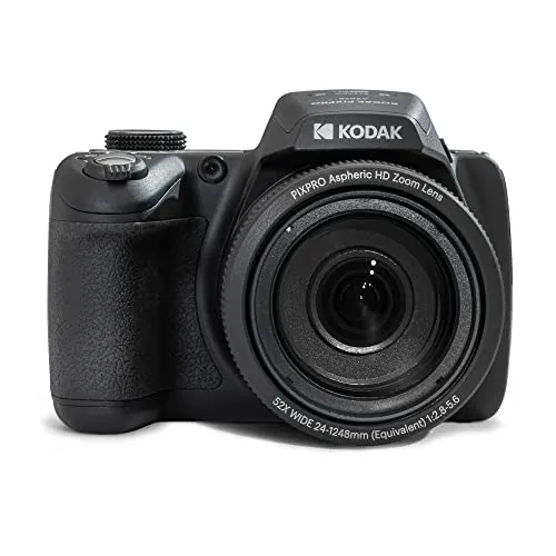 (Resale) KODAK PIXPRO AZ528 16MP Digital Camera, 52x Optical Zoom, Wi-Fi, Black (Used - Like New)