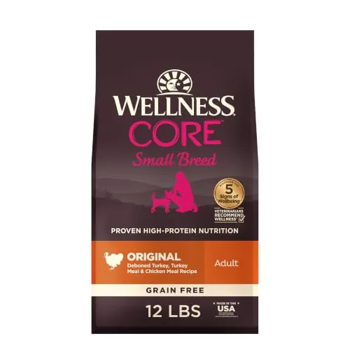 Wellness CORE Small Breed Adult Grain-Free Dry Dog Food 12-Lb