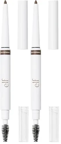 E.l.f. Dual-Ended Brow Pencil w/ Spoolie (Neutral Brown) 2-Pack