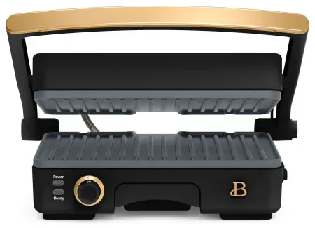 Beautiful 2-in-1 Panini Press & Grill with Detachable Plates