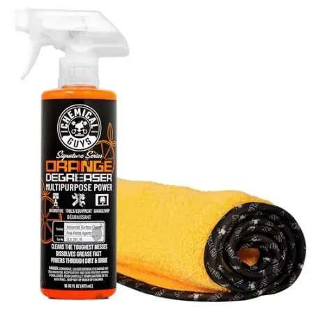 Chemical Guys Signature Orange Degreaser Kit with Microfiber Towel