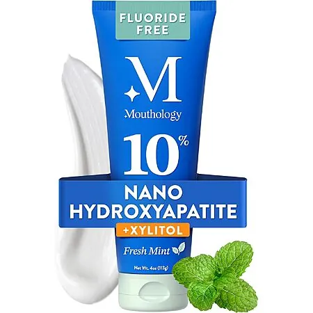Select Accts: 4-Oz Mouthology 10% Nano Hydroxyapatite Toothpaste (Fresh Mint)