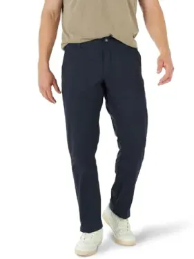 Lee Men's Extreme Motion Flat Front Relaxed Taper Pants
