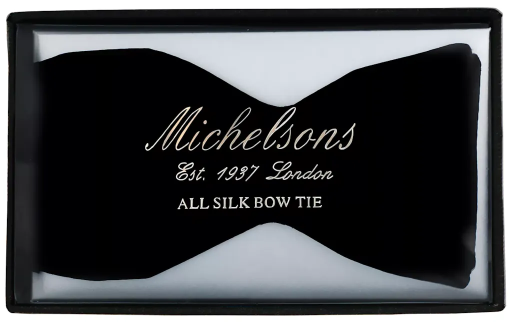 Michelsons of London 100% Silk To-Tie Bow Tie