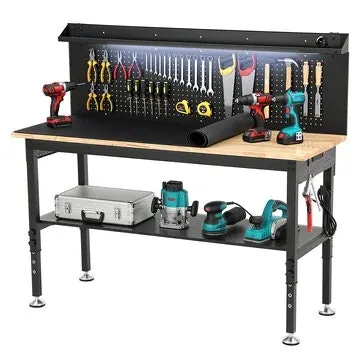 Enjoywood 60" Adjustable Height Workbench
