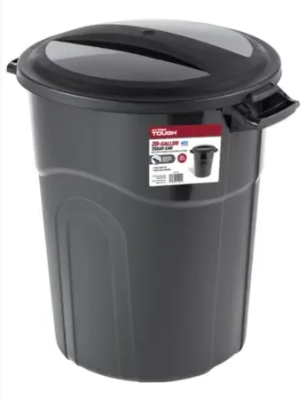 Hyper Tough 20-Gallon Heavy Duty Garbage Can w/ Included Lid