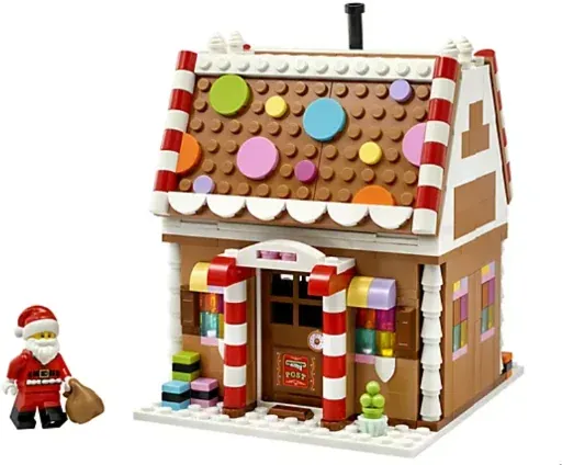 LEGO Iconic Festive Gingerbread House 498-Piece