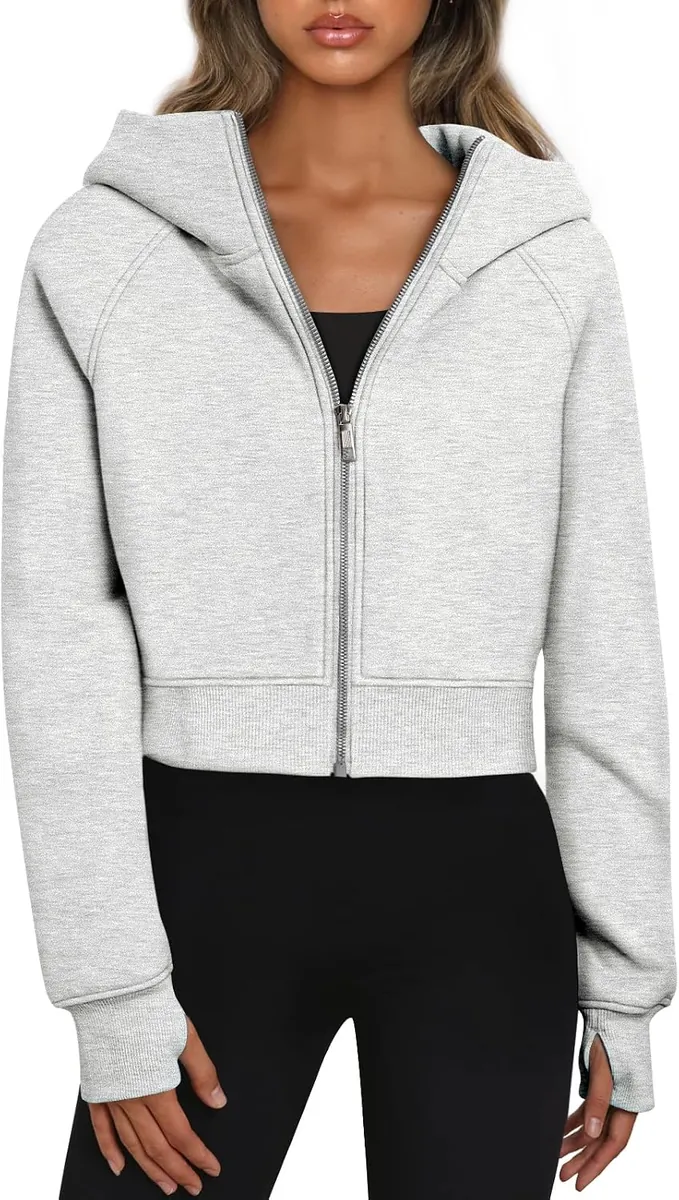 Trendy Queen Cropped Hoodie
