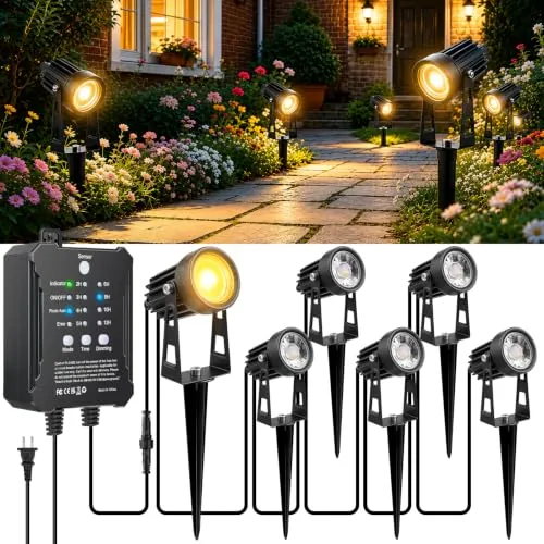 All-in-One Low Voltage Landscape Lighting Kit 6-Pack