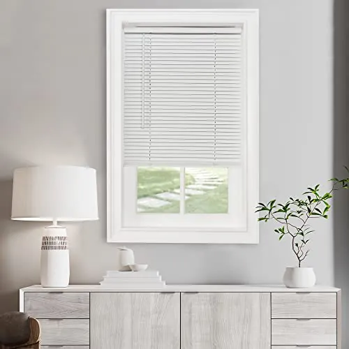Cordless Light Filtering Mini Blinds for Indoor, 32 x 64 in