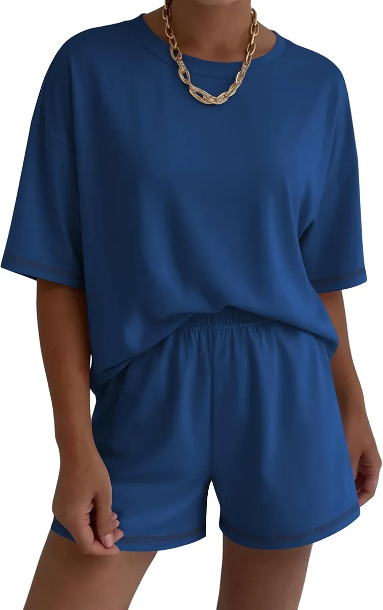 Ekouaer Women’s Shorts Lounge Set