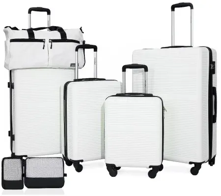 7-Piece Tripcomp Hardside Luggage Set with TSA Lock