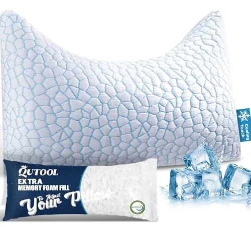 Qutool King Cooling Side Sleeper Pillow