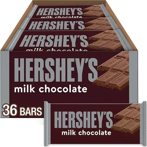 HERSHEY'S Milk Chocolate Candy Bars 36-Count 1.55 oz