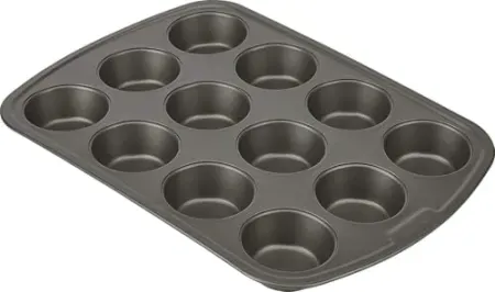 GoodCook Everyday 12-Cup Nonstick Steel Muffin Pan
