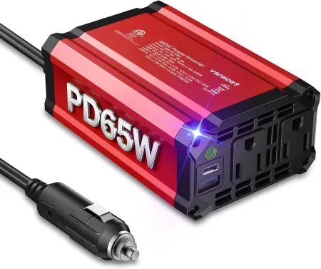 Vansoet 300W PD 65W Car Power Inverter