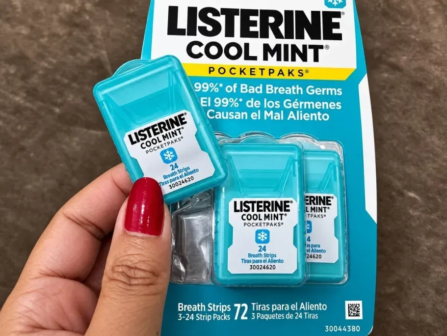 Listerine PocketPaks 24-Count 3-Pack – Coolmint