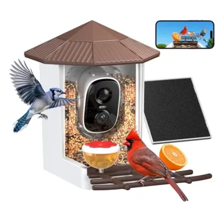 Wansview Bird Feeder w/ 2K Live Video
