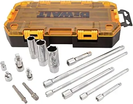 15-Piece DEWALT Accessory Socket Set