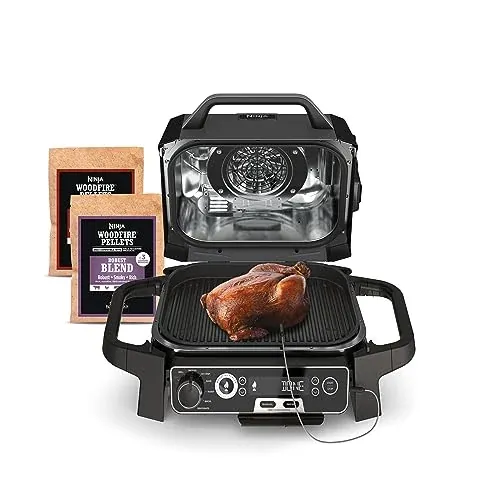Ninja Woodfire Pro Outdoor Grill with Built-in Thermometer OG751