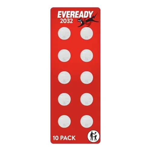 Eveready 2032 Coin Batteries 10-Pack