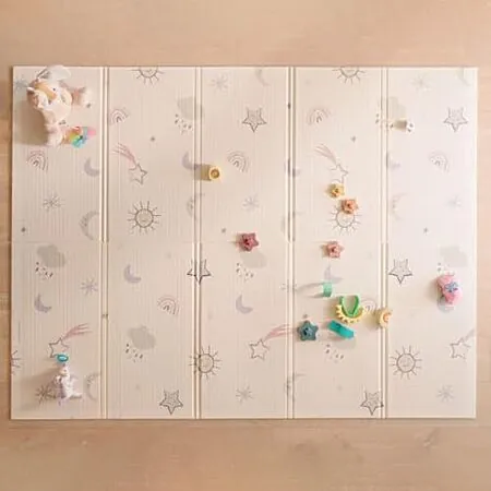 77" x 58" Nuby Reversible Baby Floor Mat (Star Pattern)