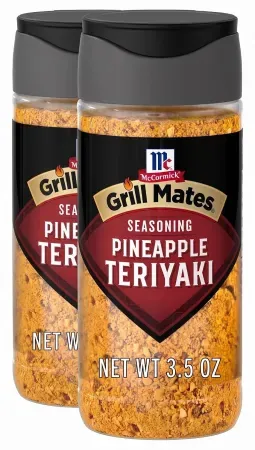 2-Pack 3.5oz McCormick Grill Mates Pineapple Teriyaki Grilling Seasoning