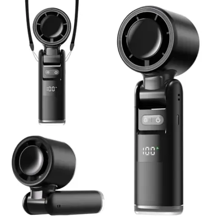 Lerat 3-in-1 4000mAh 5-Speed Portable Handheld Turbo Fan