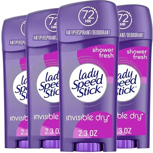 Lady Speed Stick Invisible Dry Antiperspirant Deodorant 4-Pack