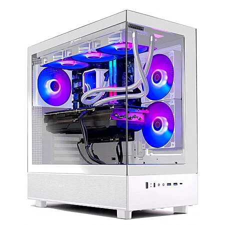 Skytech Azure Gaming PC Desktop: Core i7 14700F, RTX 5060, 32GB DDR5, 1TB SSD