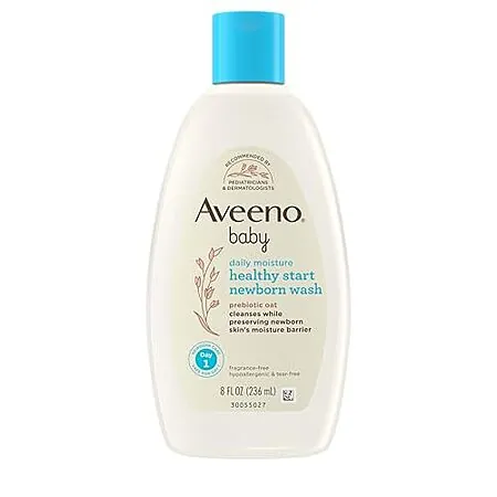 8-Oz Aveeno Baby Healthy Start Nourishing Newborn Wash w/ Prebiotic Oat