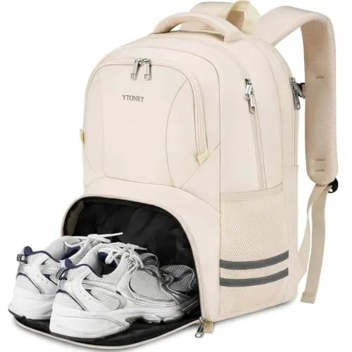 Ytonet Gym Backpack with Shoe Compartment