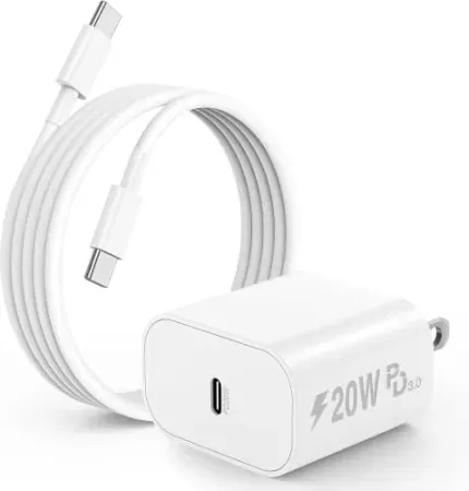 Cionum 20W USB-C Charger w/ 6' Cable