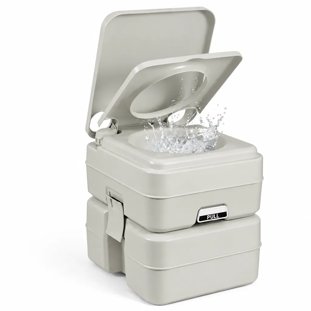 5.3-Gallon Portable Camping Toilet