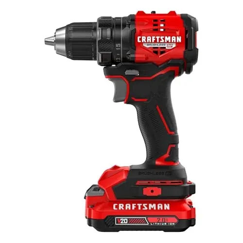 CRAFTSMAN V20 BRUSHLESS RP Compact Drill/Driver with 1.5Ah Battery & Charger
