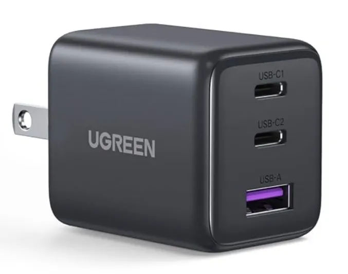 UGreen 3-Port 30w USB-C Charger Block