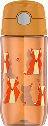 THERMOS FUNTAINER 16oz Stainless Steel Insulated Water Bottle (Fox Friends)