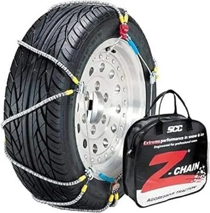 Z-Chain Extreme Performance Cable Tire Traction Chain 2-Count
