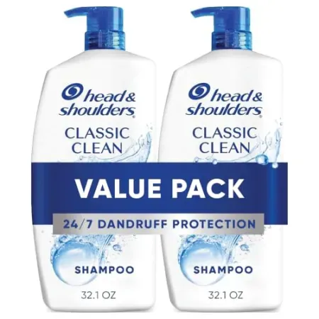2-Pack 32.1oz Head & Shoulders Classic Clean Anti-Dandruff Shampoo Twin Pack