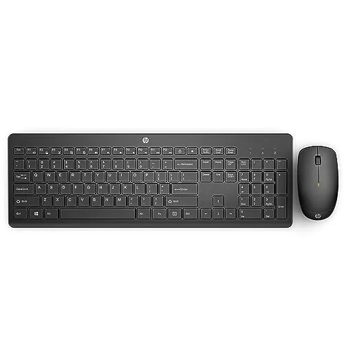 HP 230 Wireless Mouse and Keyboard Combo - 2.4GHz Wireless Connection