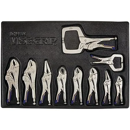 10-Pc Irwin VISE-GRIP Fast Release Locking Pliers Set