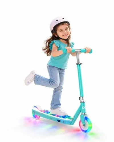 Gyroor KS2 Kids Electric Scooter Aqua Blue