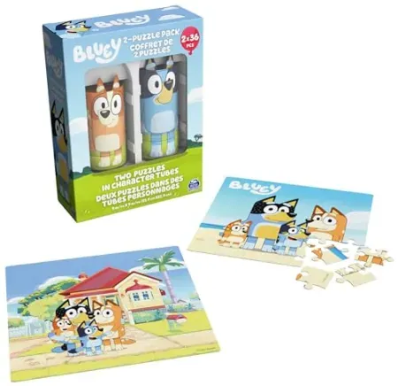 2-Pack Spin Master Games Bluey Preschool Puzzles