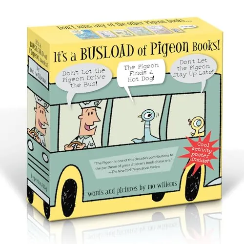 Busload of Pigeon Books 3-Pack
