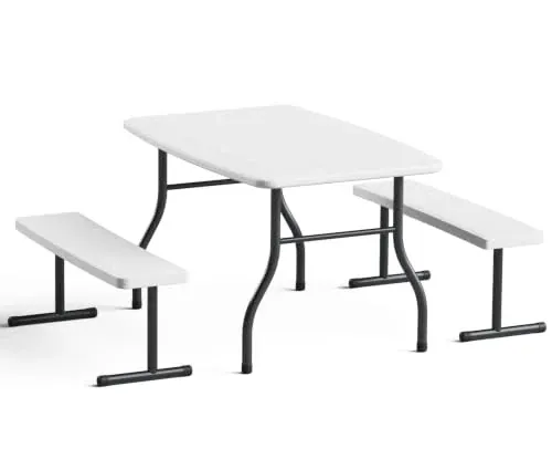 MAKE CHANGES Kids Picnic Table & Bench Set 38"