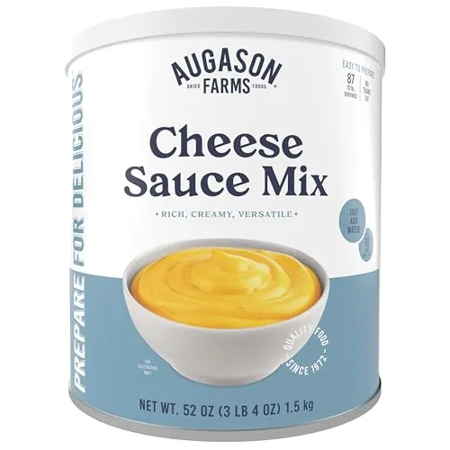 Augason Farms Cheese Sauce Mix Emergency Food Supply 87 Servings