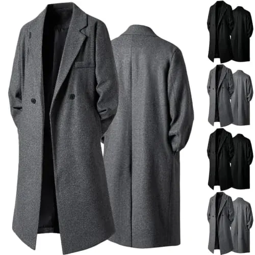 Mens Long Trench Coat