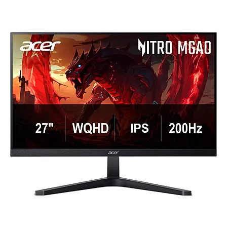 27" Acer Nitro 2560x1440 IPS 200Hz Gaming Monitor w/ FreeSync Premium Technology