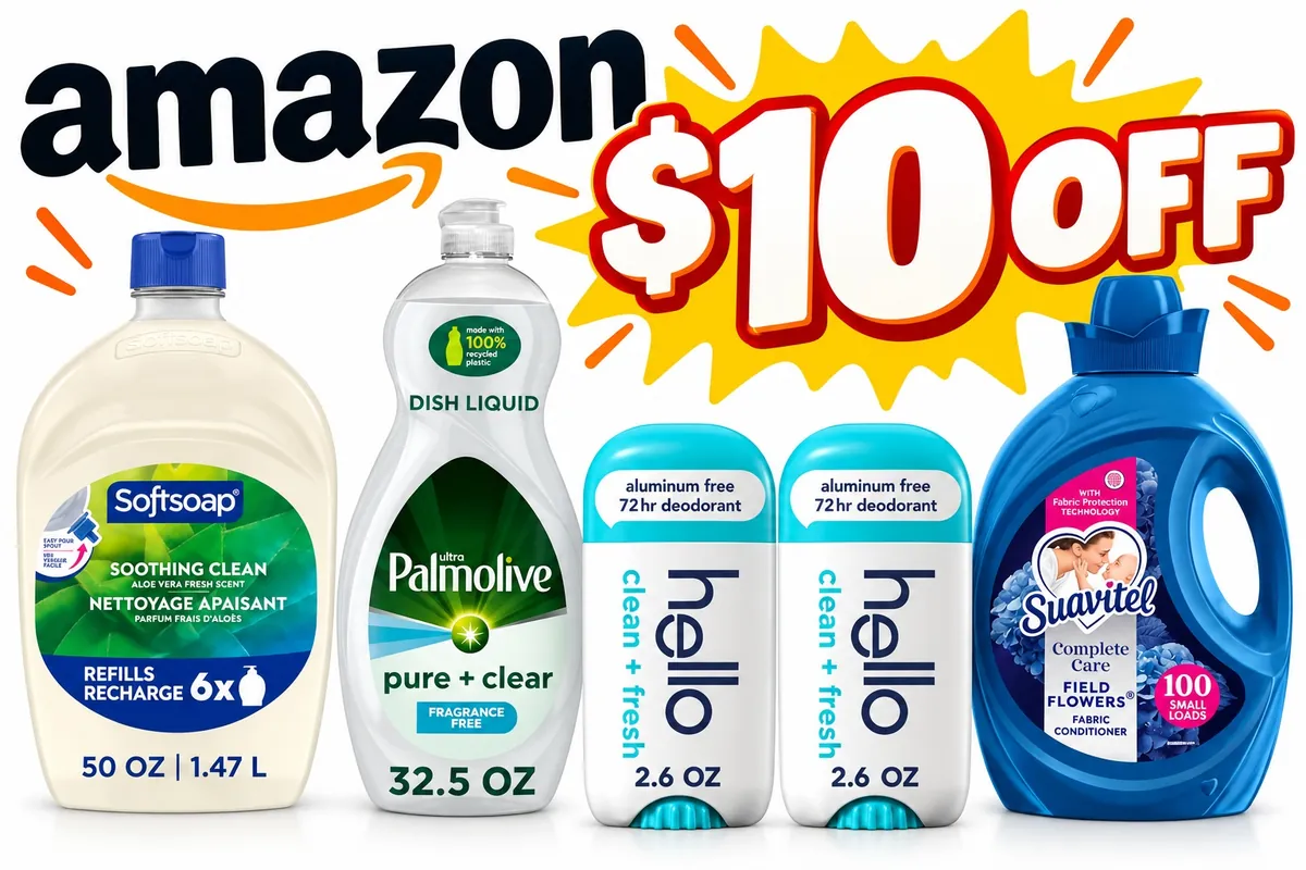 Amazon Healthy and Beauty Items $10 Off